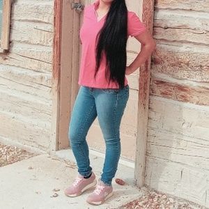 TOMMY HILFINGER blouse pink nude